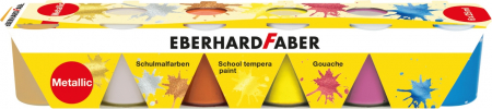 Acuarela, Tempera, Guase - GUASE 6 CULORI 25 ML METALIZATE EBERHARD FABER