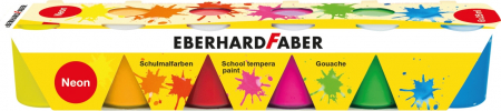 Acuarela, Tempera, Guase - GUASE 6 CULORI 25 ML NEON EBERHARD FABER