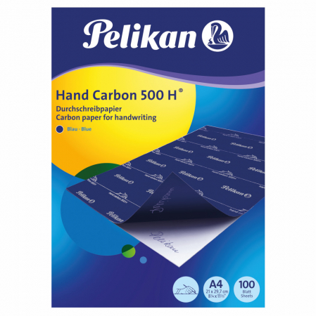 Articole Birou - Indigo Carbon A4 100 coli 500H Albastru Scriere manuala, Pelikan