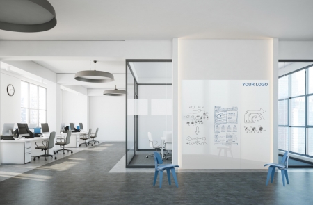 Table Whiteboard Fixare Perete - Infinty Wall MAGNETOPLAN