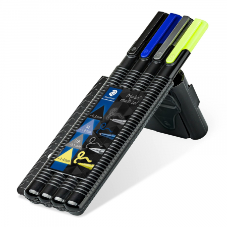 Staedtler - Instrumente Triplus Cu Rigla Atasata 4/SET Staedtler