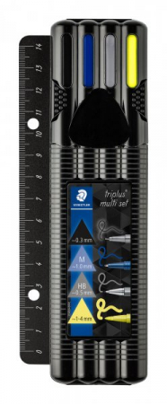 Instrumente Triplus Cu Rigla Atasata 4/SET Staedtler [1]