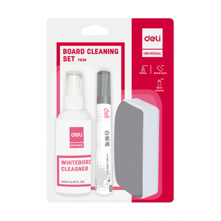 Accesorii whiteboard - KIT WHITEBOARD (BURETE+SPRAY+2 MARKERE) DELI