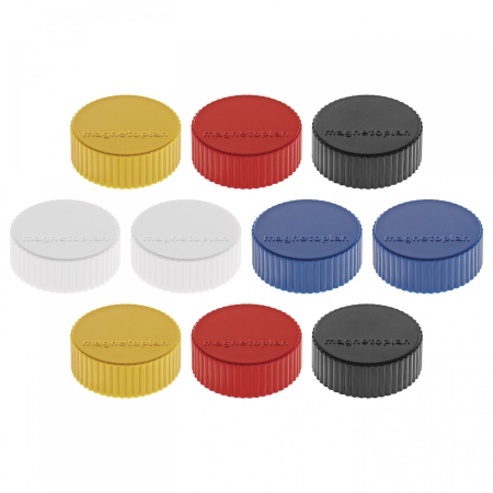 Magneti - Magneti MAGNETOPLAN Discofix MAGNUM 34 mm, galben 10 buc/set