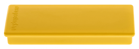 Magneti - Magneti MAGNETOPLAN rectangulari 54x19x8mm, galben 10 buc/set