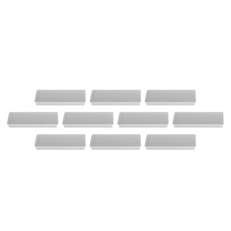 Magneti - Magneti MAGNETOPLAN rectangulari 54x19x8mm, gri 10 buc/set