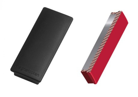 Magneti - Magneti MGN rectangulari 54x19x8mm, portocaliu 10 buc/set