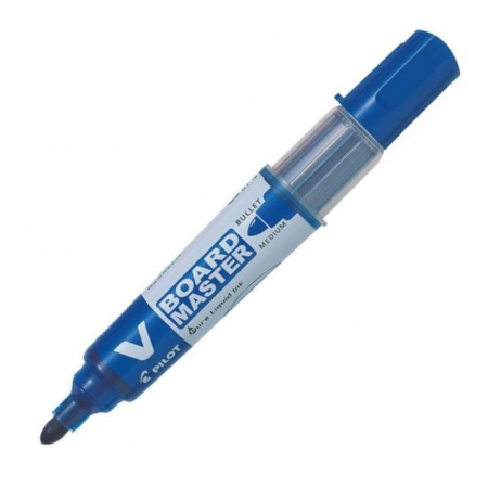 Pilot - Marker pentru tabla Pilot Vboard Master Varf Rotund 2.3 mm Albastru