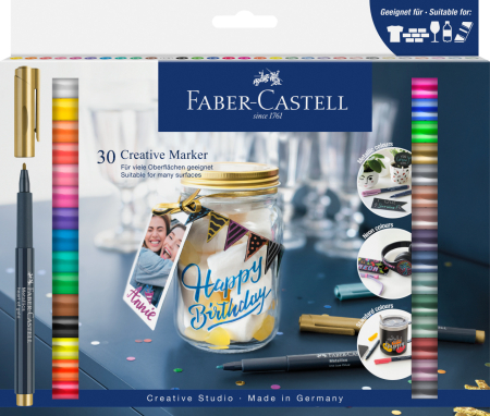 Brand - Marker Creativ Set 30, Faber-Castell