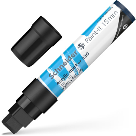 Markere desen - Marker cu vopsea acrilică Paint-It 330 15 mm. Schneider (in 6 culori)