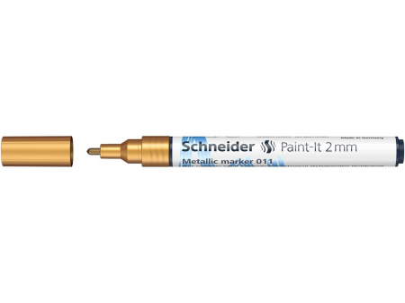 Marker metalic Paint-It 011 Gold Metallic, 2 mm, Schneider [2]