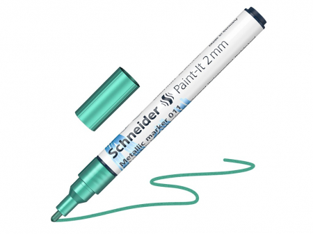 Schneider - Marker metalic Paint-It 011 Green Metallic, 2 mm, Schneider