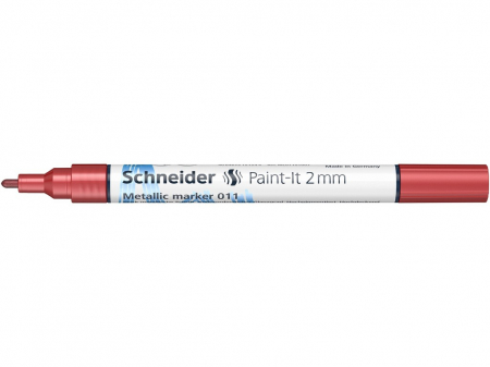Marker metalic Paint-It 011 Red Metallic, 2 mm, Schneider [4]