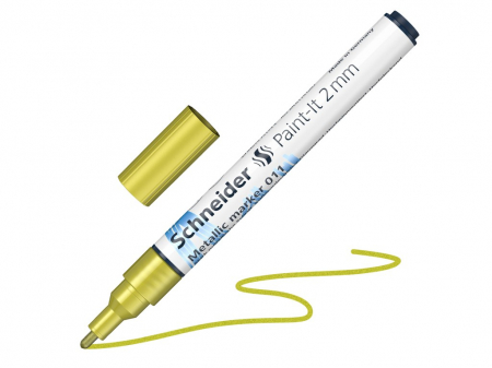Schneider - Marker metalic Paint-It 011 Yellow Metallic, 2 mm, Schneider