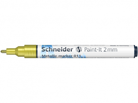 Marker metalic Paint-It 011 Yellow Metallic, 2 mm, Schneider [3]
