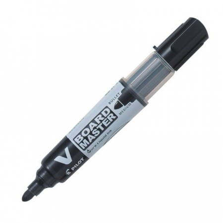 Pilot - Marker pentru tabla Pilot Vboard Master Varf Rotund 2.3 mm Negru