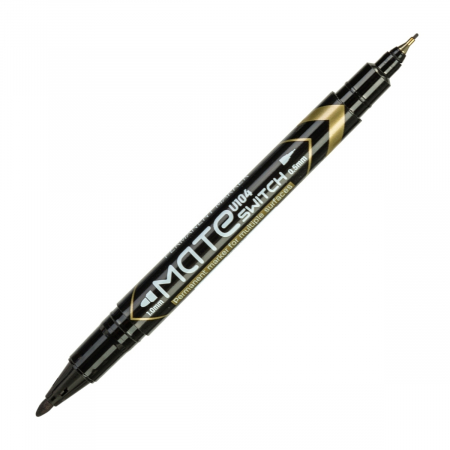 Marker Permanent Black 2 Capete DELI [1]