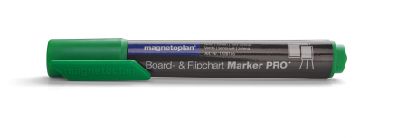 Afisare si prezentare - Marker whiteboard MAGNETOPLAN verde 4/set