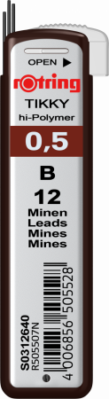 Mine grafit 0.5 B Rotring [4]
