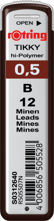 Consumabile - Mine grafit 0.5 B Rotring