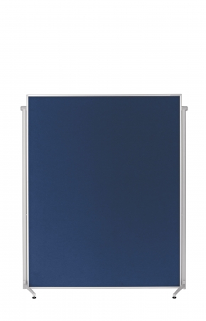 Panou Prezentare Mobil Textil Albastru 1200x1500mm MAGNETOPLAN [2]