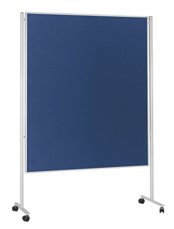 Magnetoplan - Panou mobil pentru prezentari, 1500*1200 mm, fetru albastru, Magnetoplan