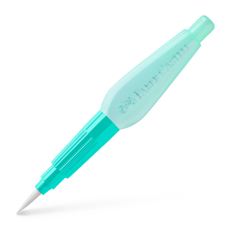 Brand - Pensula Cu Rezervor Apa Tropical Turcoaz M, Faber-Castell