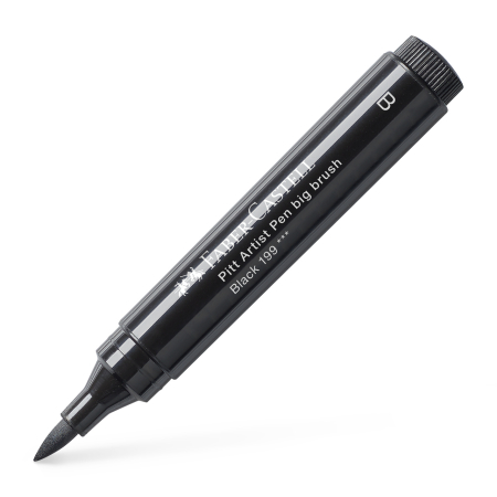 Brand - Pitt Artist Pen Big Brush Negru, Faber-Castell