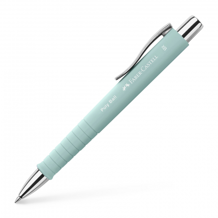 Pixuri, rollere, creioane mecanice - Pix cu mecanism GRIP BLEU CARAIBE Poly Ball Faber-Castell
