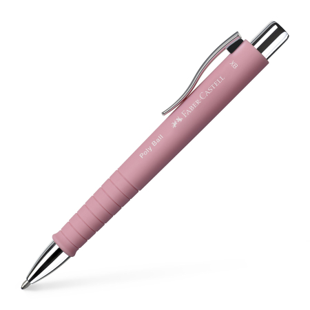 Brand - Pix Cu Mecanism Si Grip Rose Poly Ball Xb, Faber-Castell