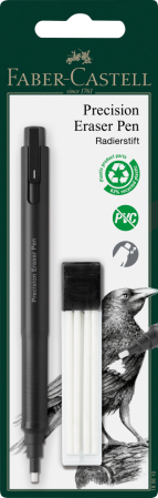 Brand - Radiera Creion Precision + Rezerve, Faber-Castell