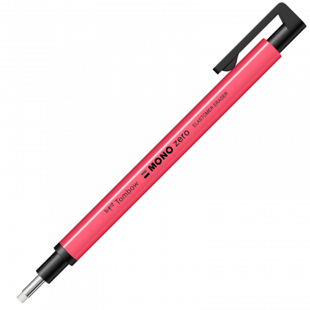 Tombow - Radiera Mono Zero ROUND Neon Pink,Tombow