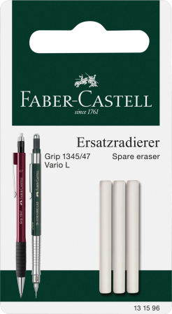 Brand - Radiera Rezerva 3 Buc Pentru Creion Mecanic 1345/47 Faber-Castel, Faber-Castell