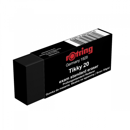 Consumabile - Radiera Tikky 20 Exam Neagra, Rotring