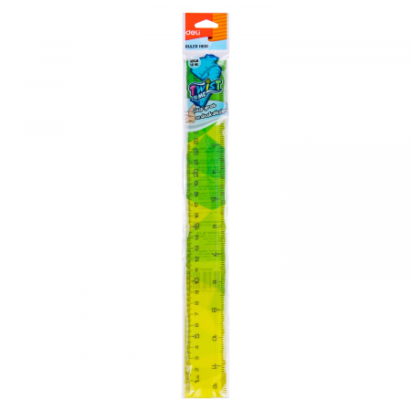 Rigla 30 cm Multicolora Flexibila, Deli [2]