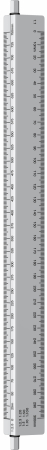 Standardgraph - Rigla aluminiu cu scarar Ingineri StandardGraph