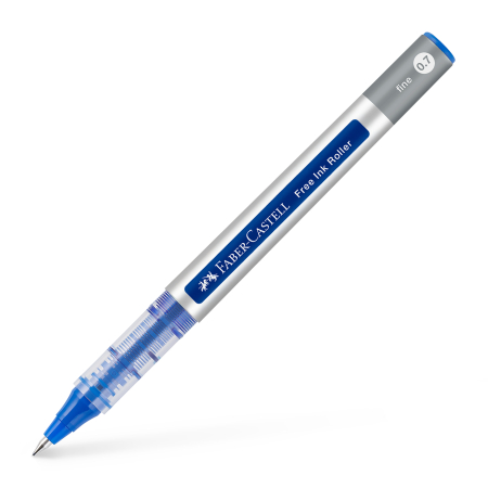 Brand - Roller Free Ink 0.7mm Albastru, Faber-Castell