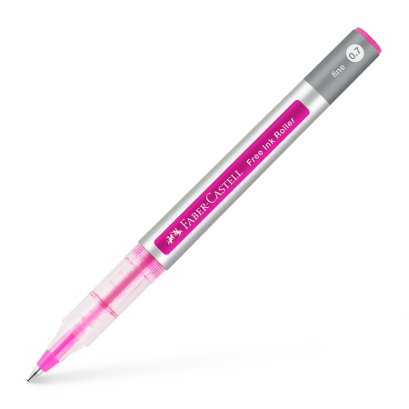 Brand - Roller Free Ink 0.7mm Roz, Faber-Castell