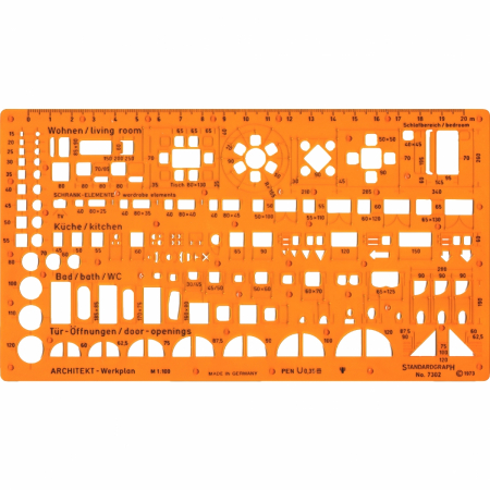 Brand - Sablon arhitectura 1:100 StandardGraph
