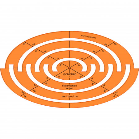 Standardgraph - Sablon Elipse StandardGraph
