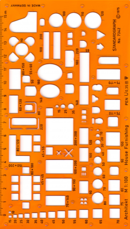 Standardgraph - Sablon mobilier 1:100 StandardGraph