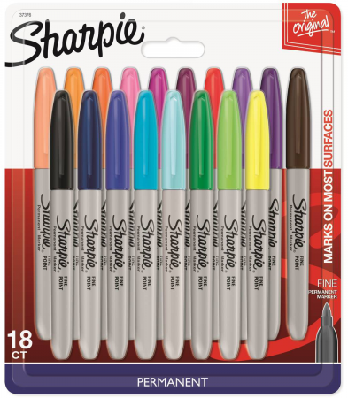 Sharpie - Set 18 Markere Permanente Sharpie