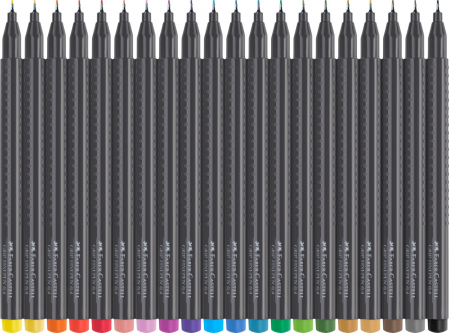 Set 20 culori Liner 0.4 mm Grip Faber-Castell [1]