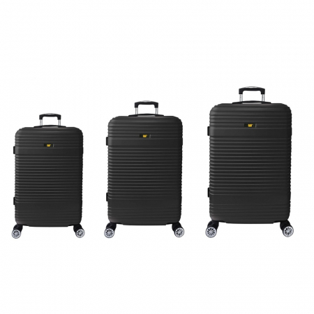 Set 3 trollere CATERPILLAR V Power Alexa (20/24/28 inch) -ABS - Negru [2]