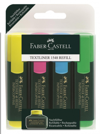 Brand - Set 4 culori Textmarker 1548 Faber-Castell