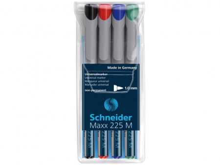 Markere - Set 4 Marker universal OHP Maxx 225 M, Schneider
