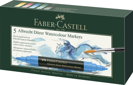 Brand - Set 5 Markere Solubile A.Durer, Faber-Castell