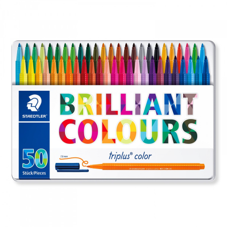 Staedtler - Set 50 culori Carioca Triplus Color 323 1.0 mm Staedtler