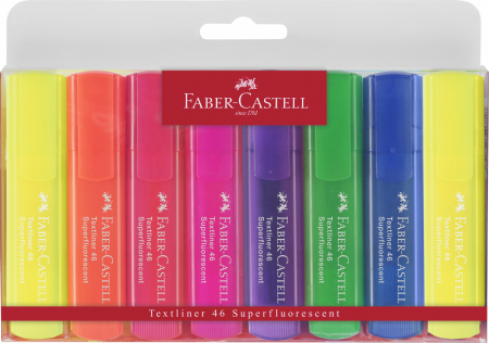 Brand - Set 8 culori Textmarker Superfluorescent 1546 Faber-Castell