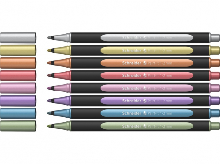 Set 8x Liner metalic Paint-It 020 1-2 mm, Schneider [2]